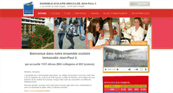 Desktop Screenshot of immaculeejeanpaul2.org